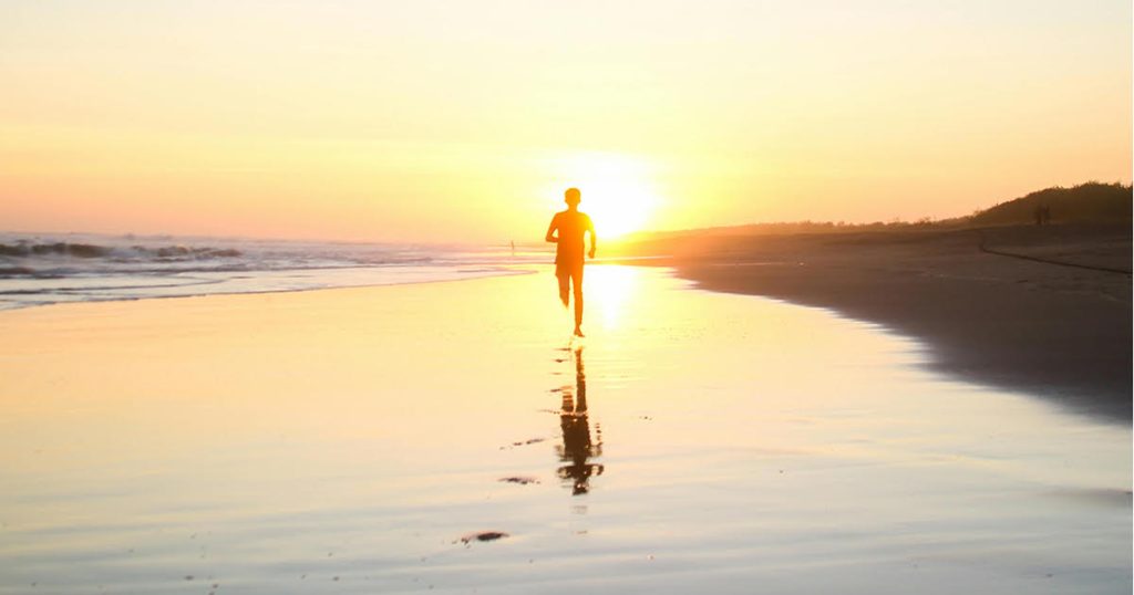 Beach Sunset Runner