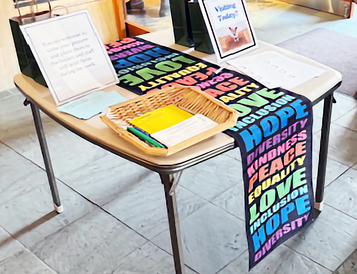 Community Life Sign Up Table